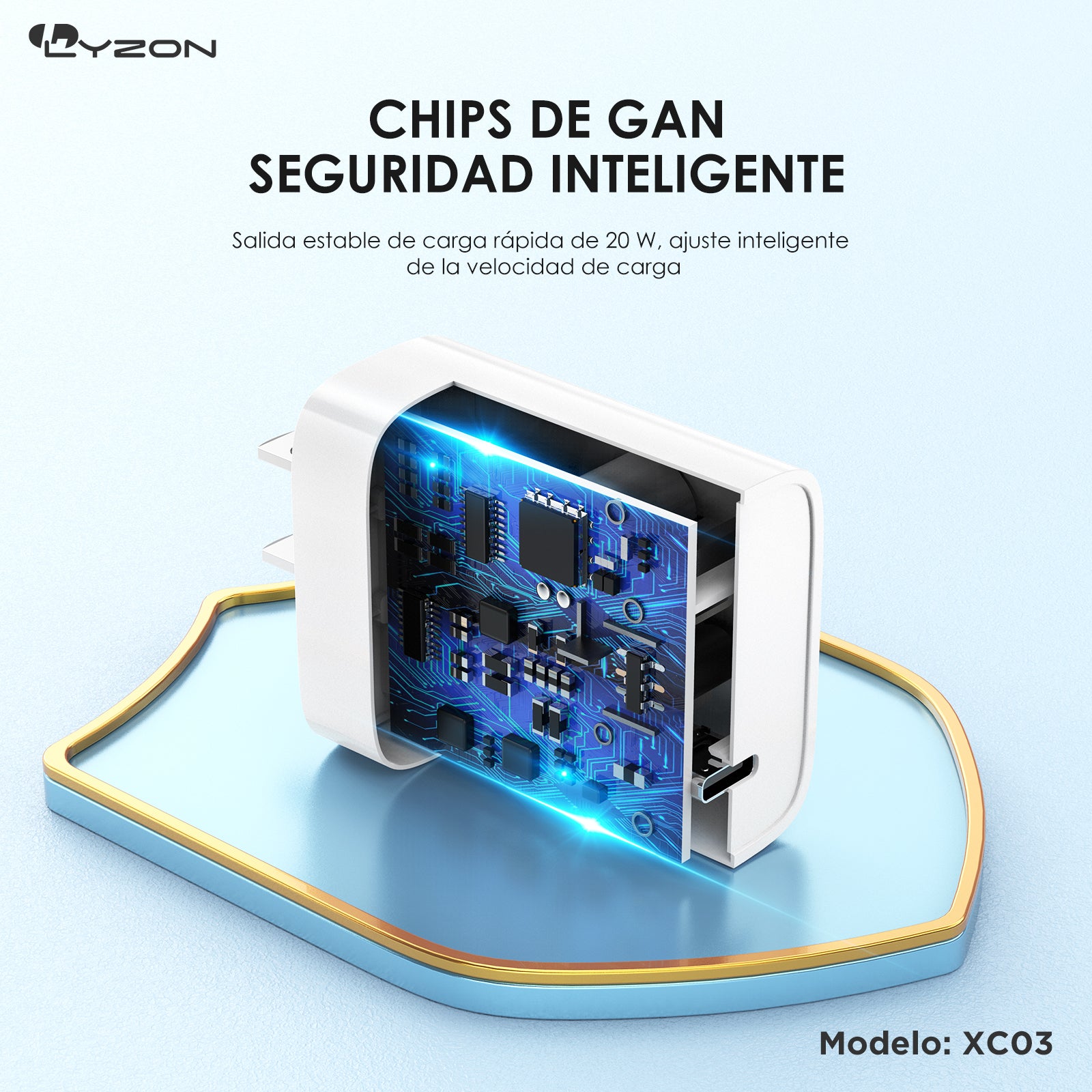 CDMX-Cubo De Carga Rápida Para Celular XC03